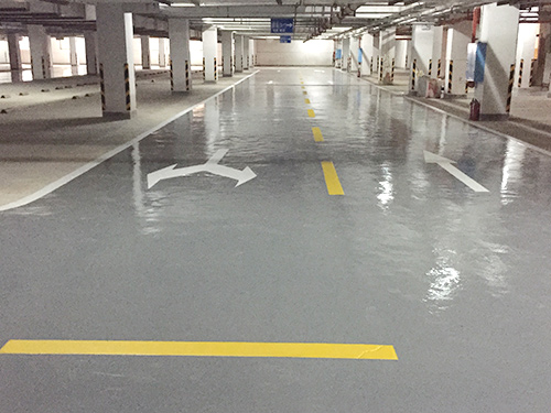 地下車庫環(huán)氧地坪5