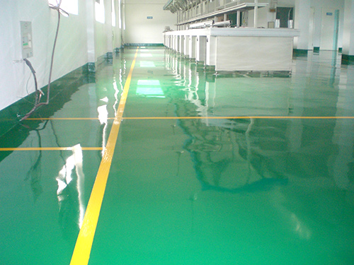 車間環(huán)氧砂漿導(dǎo)靜電自流平地坪